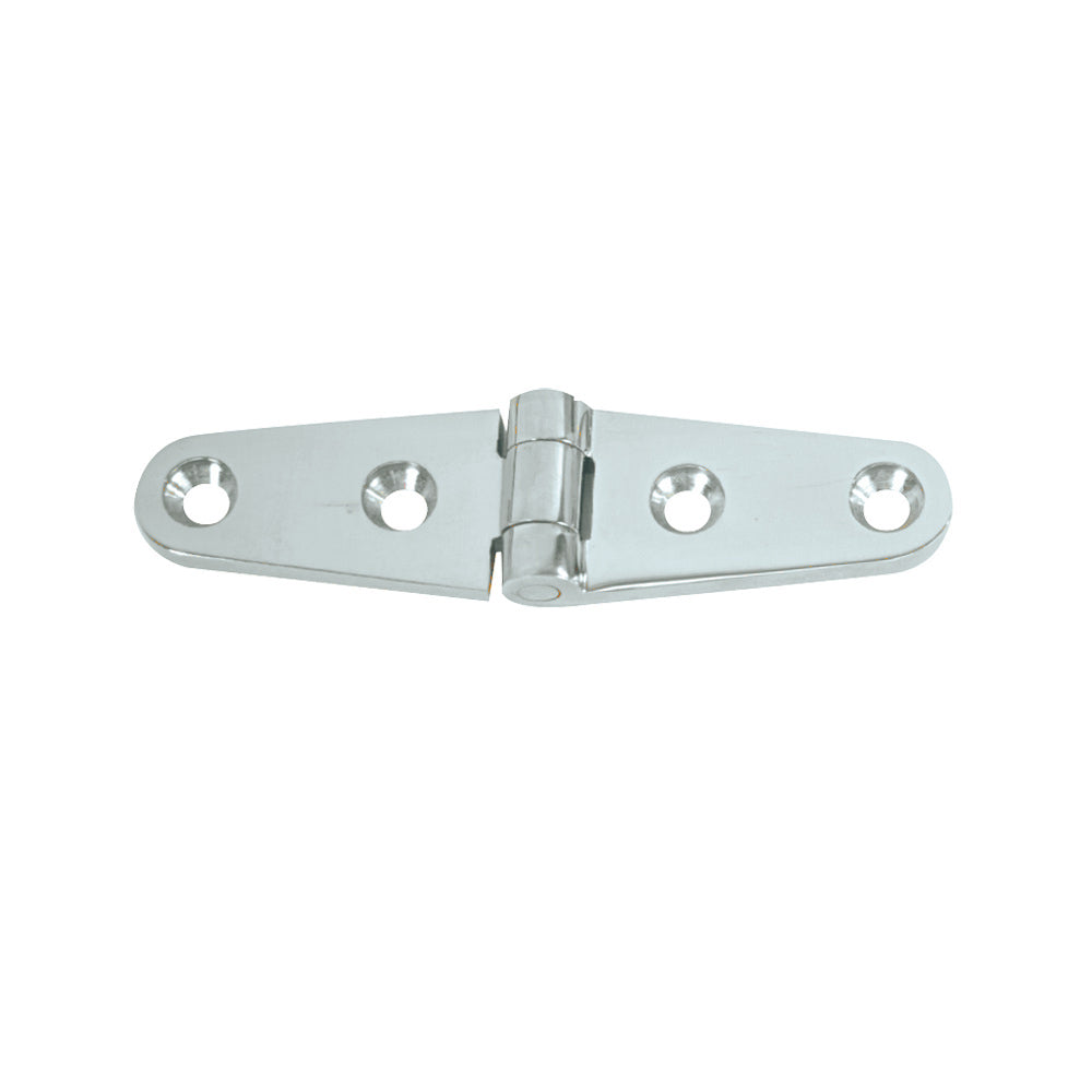 Whitecap Strap Hinge - 304 Stainless Steel - 4" x 1-1/8" - Deckhand Marine Supply