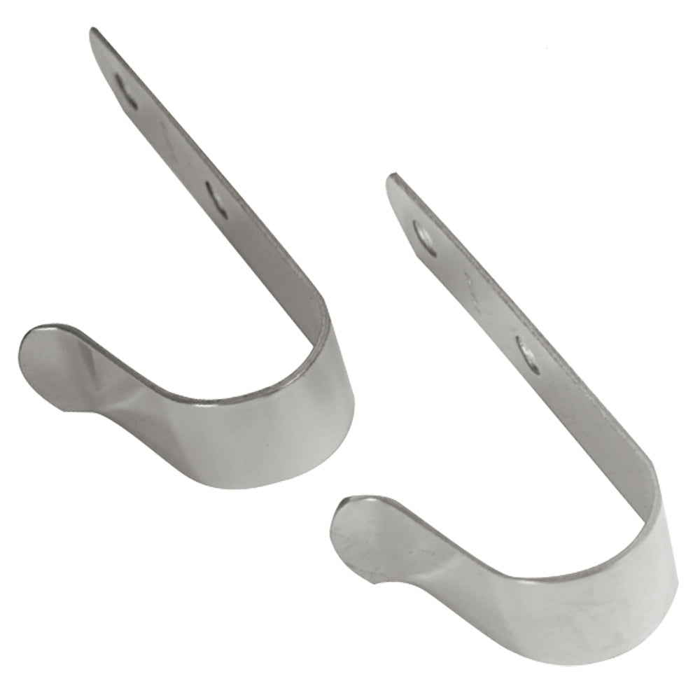 Whitecap Boat Hook Holder - 304 Stainless Steel - 4-1/4" x 1" - Pair - Deckhand Marine Supply
