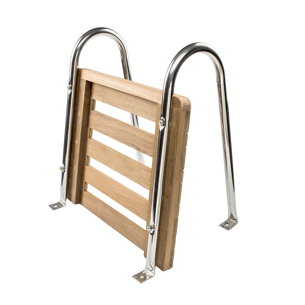 Whitecap Teak Swim Platform f/Inboard/Outboard Motors - Deckhand Marine Supply