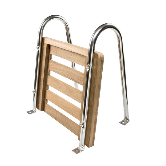 Whitecap Teak Swim Platform f/Inboard/Outboard Motors - Deckhand Marine Supply