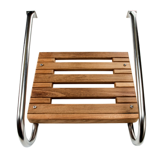 Whitecap Teak Swim Platform f/Inboard/Outboard Motors - Deckhand Marine Supply