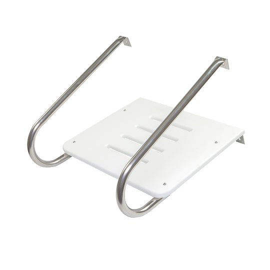 Whitecap White Poly Swim Platform f/Inboard/Outboard Motors - Deckhand Marine Supply