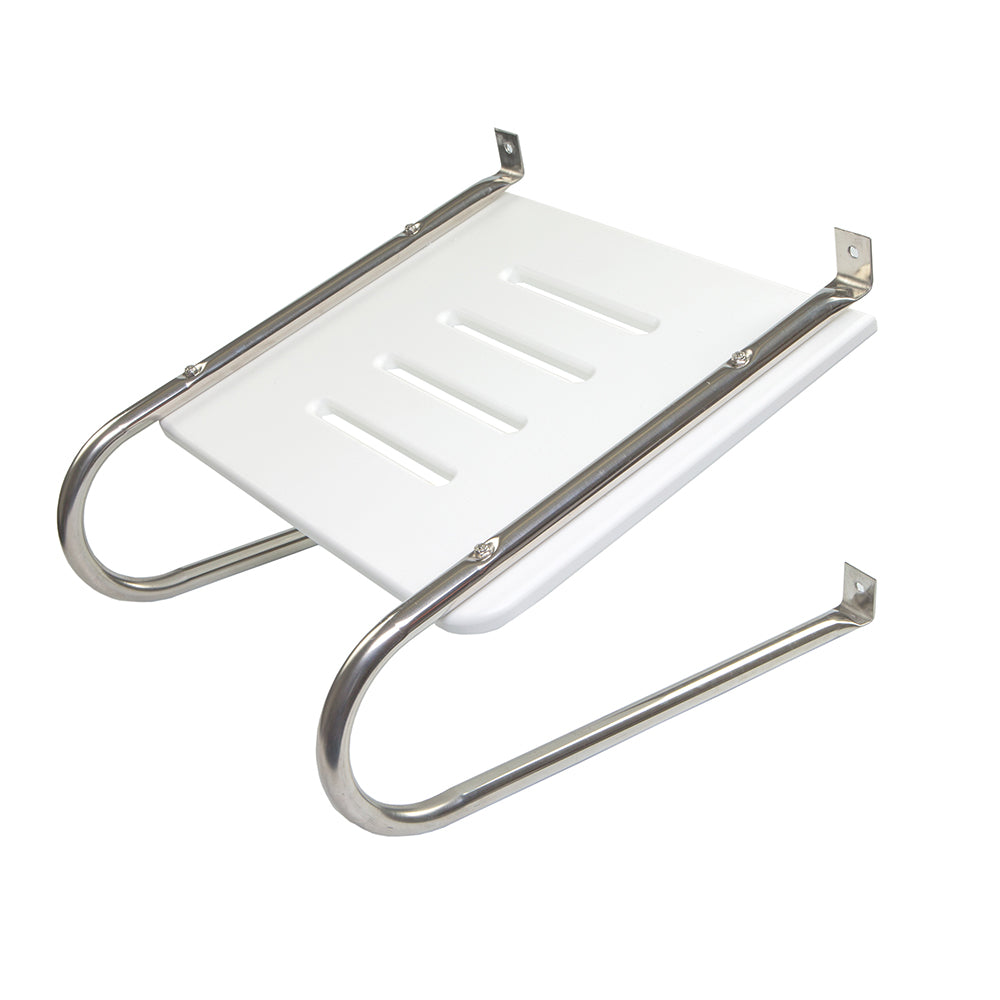 Whitecap White Poly Swim Platform f/Inboard/Outboard Motors - Deckhand Marine Supply