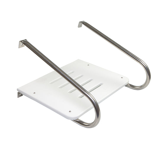 Whitecap White Poly Swim Platform f/Inboard/Outboard Motors - Deckhand Marine Supply