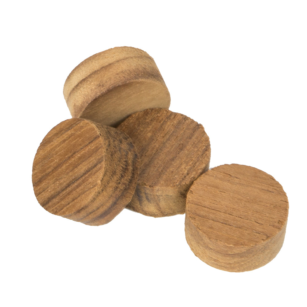 Whitecap Teak Plug - 1" - 20 Pack - Deckhand Marine Supply
