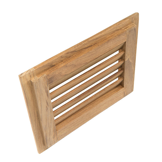 Whitecap Teak Louvered Insert - 7-1/2" x 9-1/8" x 3/4" - Deckhand Marine Supply