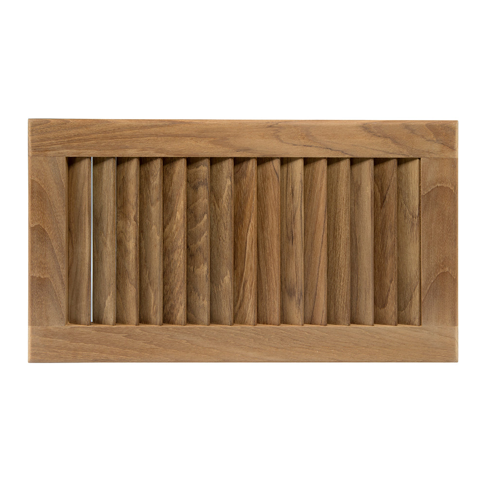 Whitecap Teak Louvered Insert - 16" x 9-1/8" x 3/4" - Deckhand Marine Supply