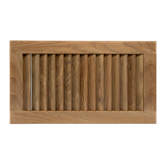 Whitecap Teak Louvered Insert - 16" x 9-1/8" x 3/4" - Deckhand Marine Supply