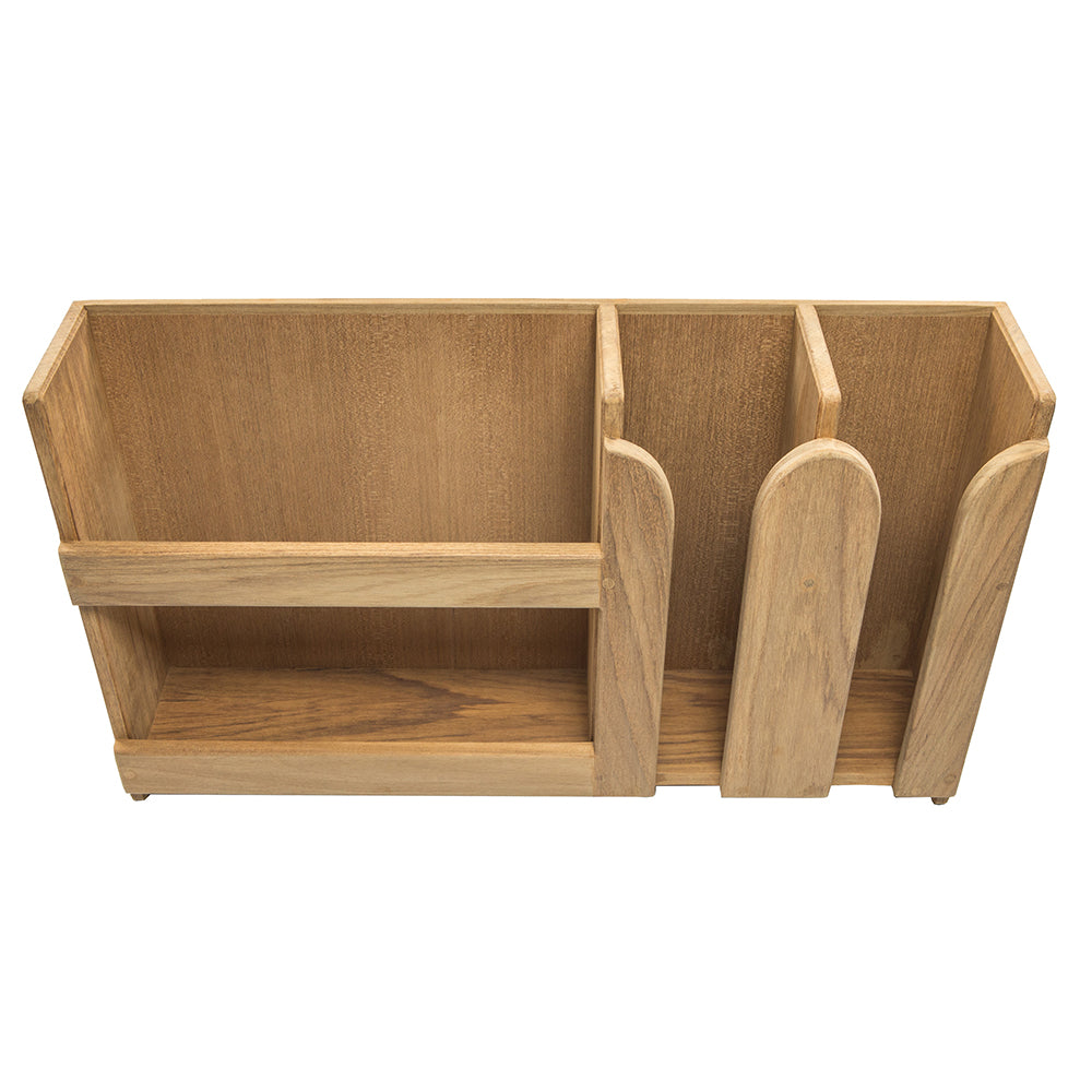 Whitecap Teak Dish/Cup Holder - Deckhand Marine Supply