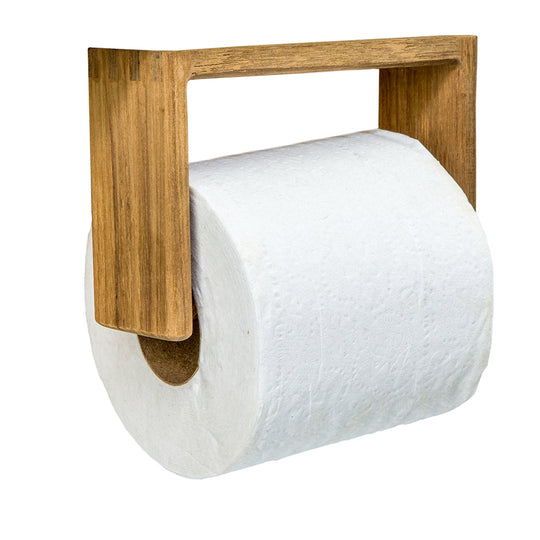 Whitecap Teak Toilet Tissue Rack - Deckhand Marine Supply