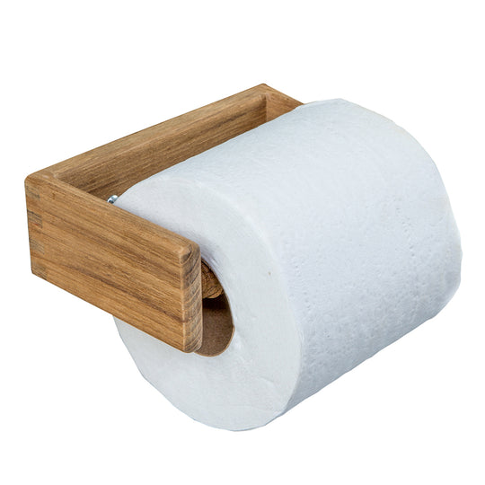 Whitecap Teak Toilet Tissue Rack - Deckhand Marine Supply