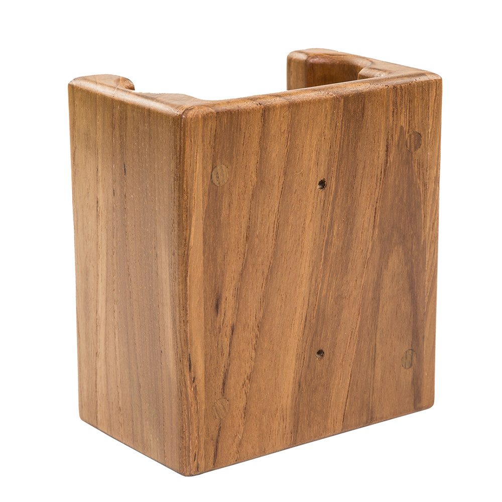 Whitecap Teak Liquid Soap Holder - Deckhand Marine Supply