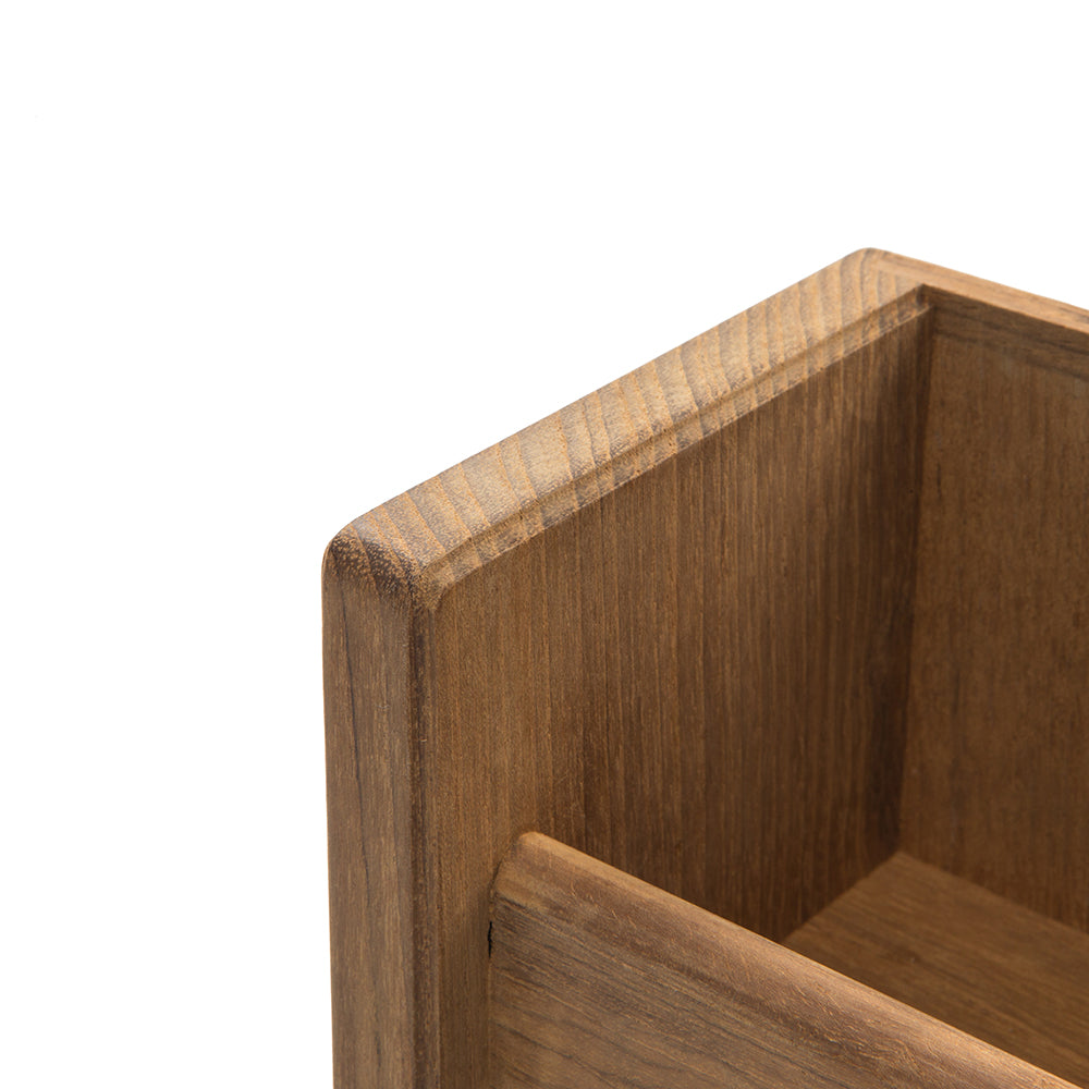 Whitecap Teak Mini Hold-All Rack - Deckhand Marine Supply