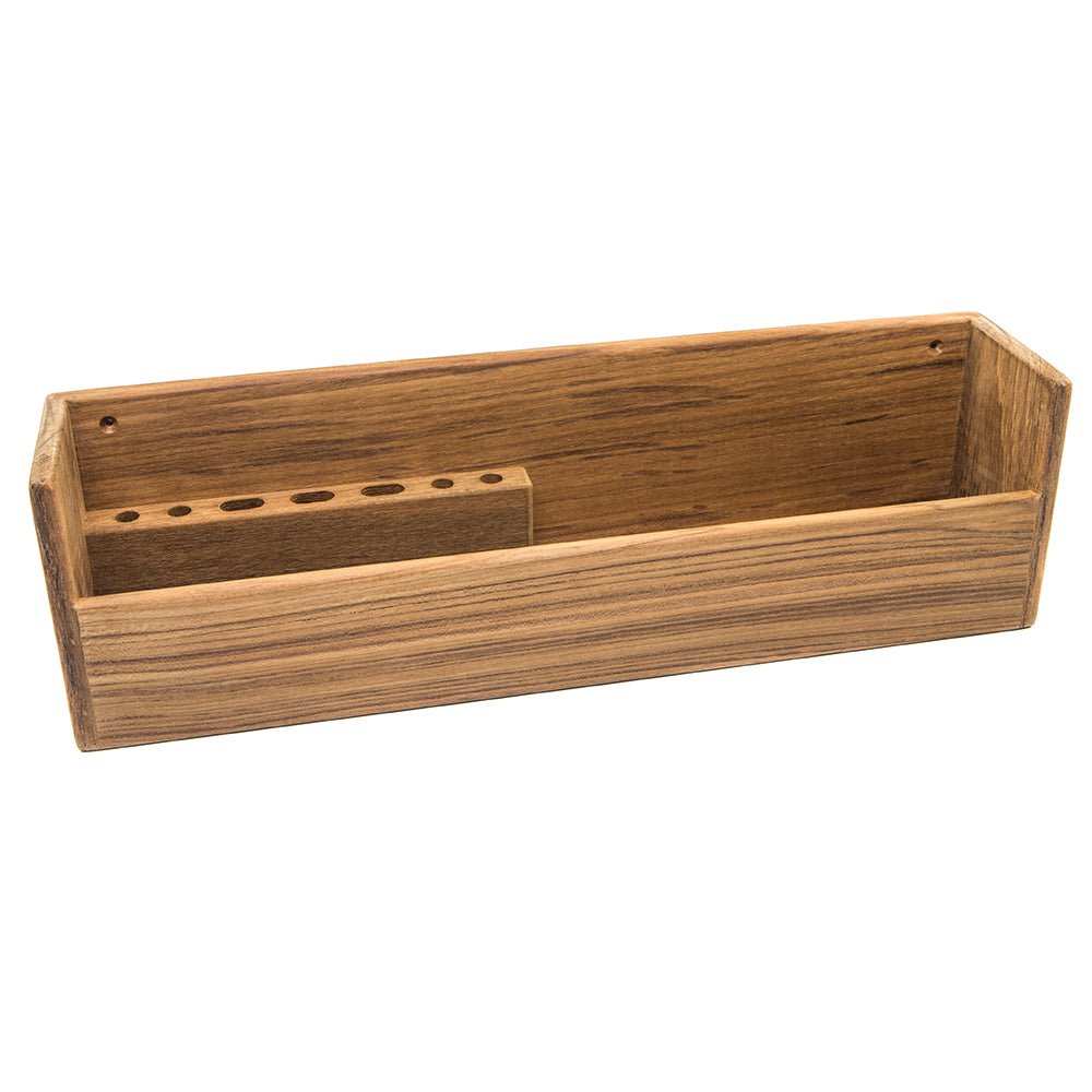 Whitecap Teak Navigation Rack - Deckhand Marine Supply