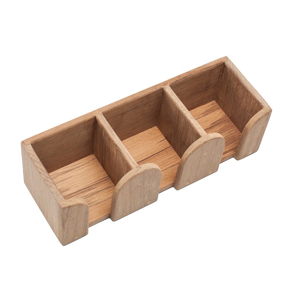 Whitecap Teak THree Mug Rack - Deckhand Marine Supply