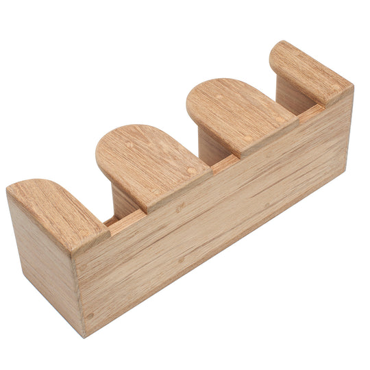 Whitecap Teak THree Mug Rack - Deckhand Marine Supply