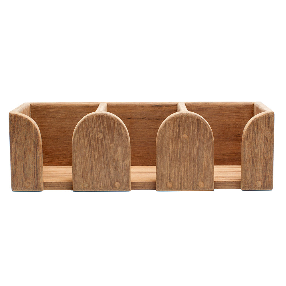 Whitecap Teak THree Mug Rack - Deckhand Marine Supply