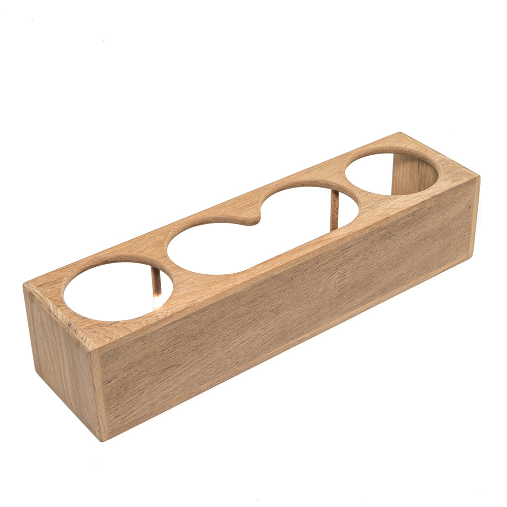 Whitecap Teak Four Insulated Drink/Binocular Rack - Deckhand Marine Supply