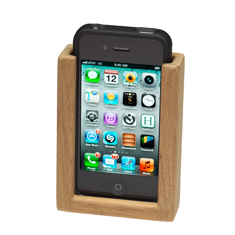Whitecap Teak iPhone Rack - Deckhand Marine Supply