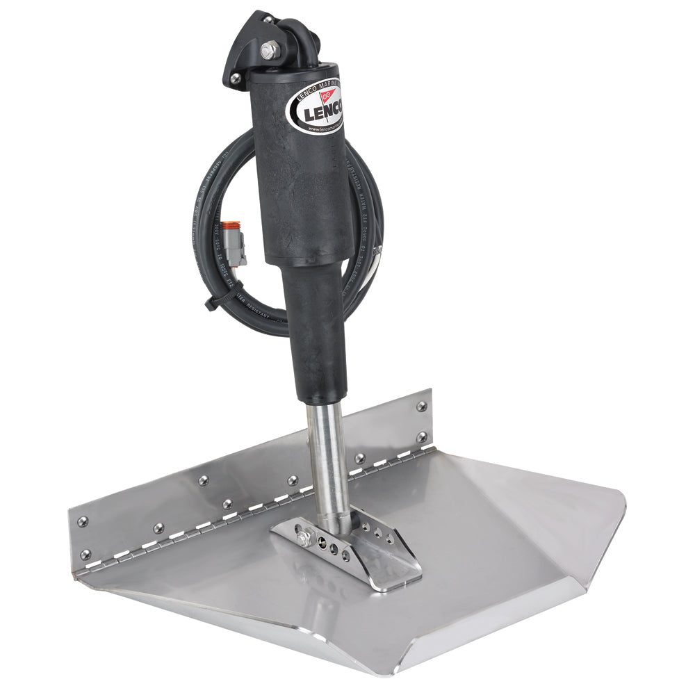 Lenco 9" x 14" Airboat Trim Tab Kit w/o Switch - Deckhand Marine Supply