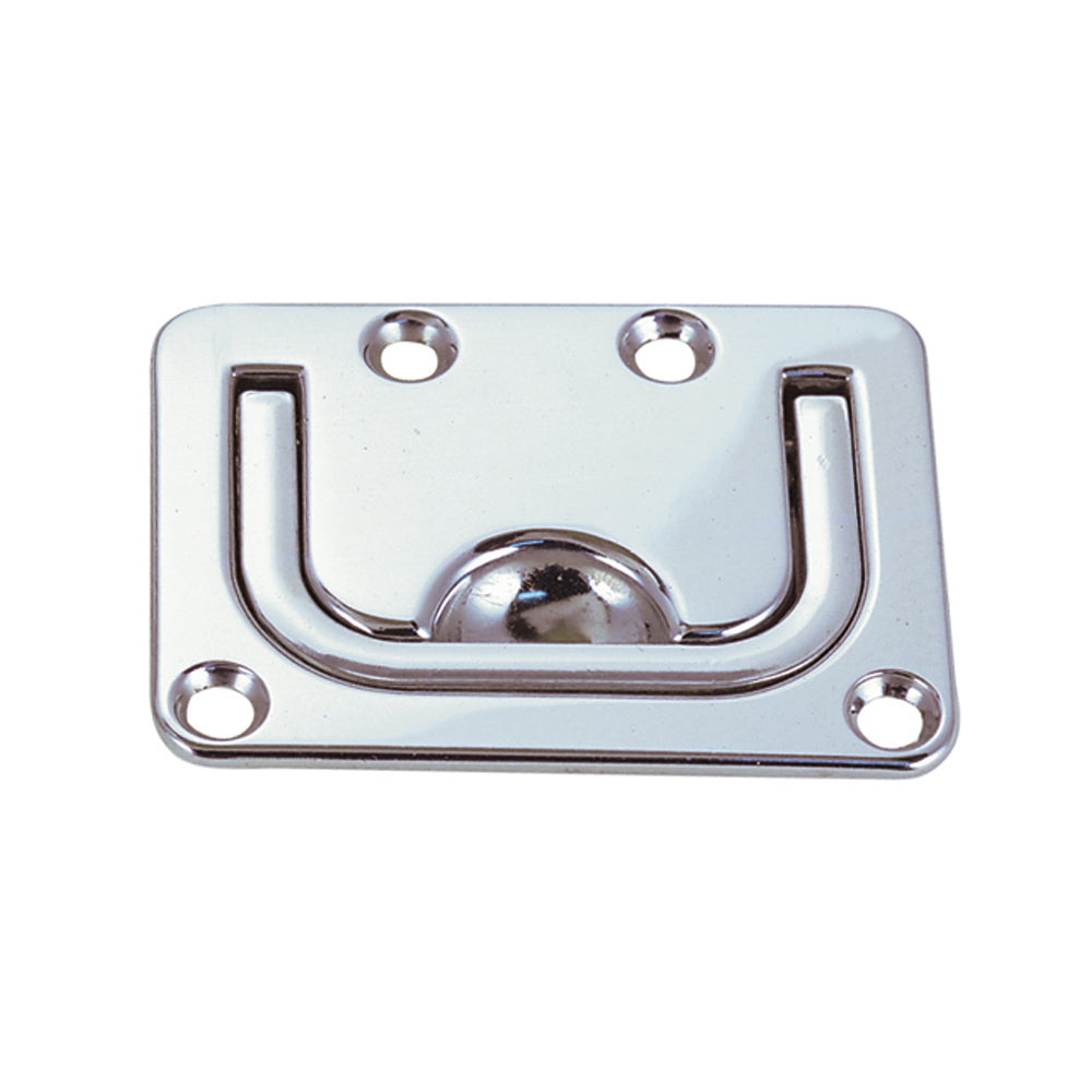 Perko Flush Lifting Handle - Chrome Plated Zinc - 3" x 2-1/4" - Deckhand Marine Supply