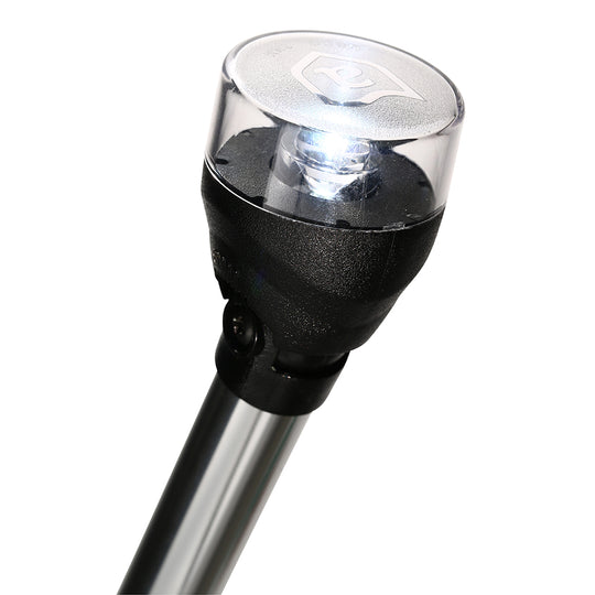Attwood LED Articulating All Around Light - 36" Pole - Deckhand Marine Supply