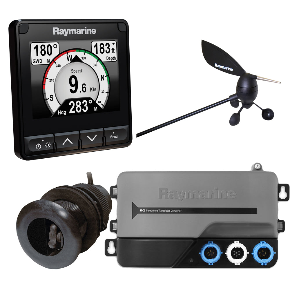 Raymarine i70s System Pack, Wind, Depth, Speed - Deckhand Marine Supply