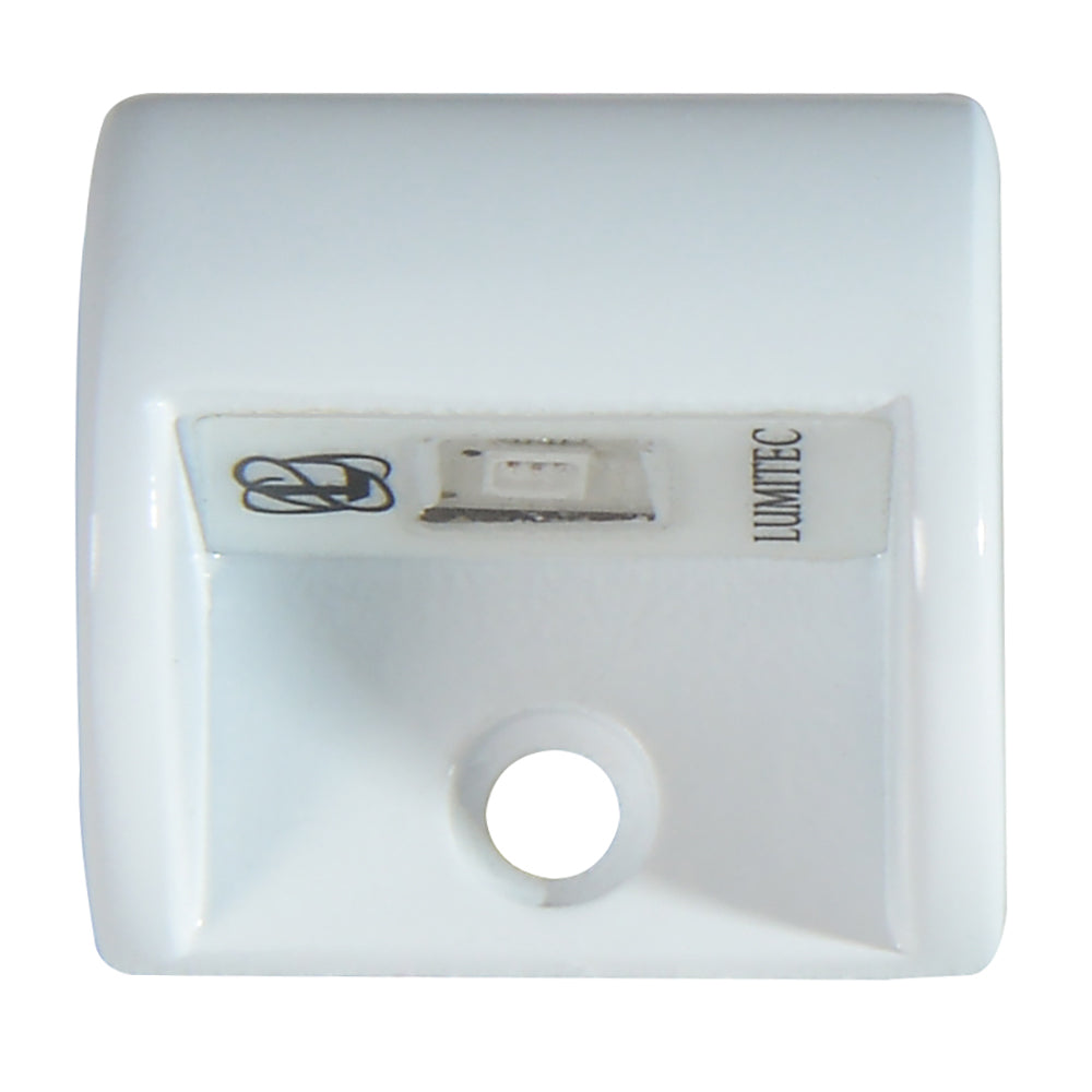Lumitec Andros - Courtesy Light - White Powder Coat Finish - Warm White Non-Dimming - Deckhand Marine Supply