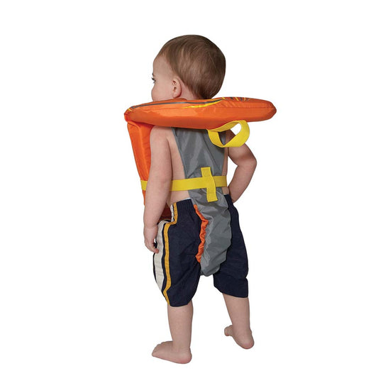Full Throttle Baby-Safe Vest - Infant to 30lbs - Orange/Grey - Deckhand Marine Supply