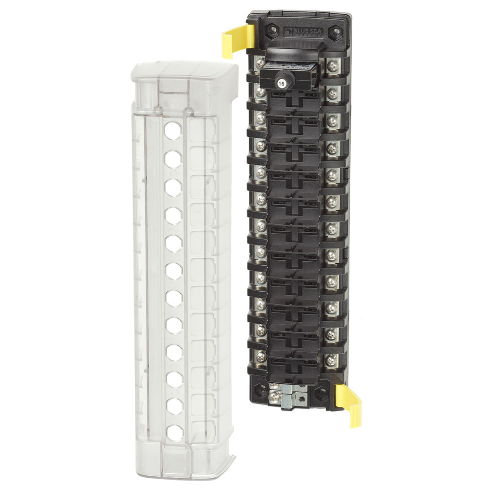 Blue Sea 5051 ST CLB Circuit Breaker Block - 12 Position - Deckhand Marine Supply
