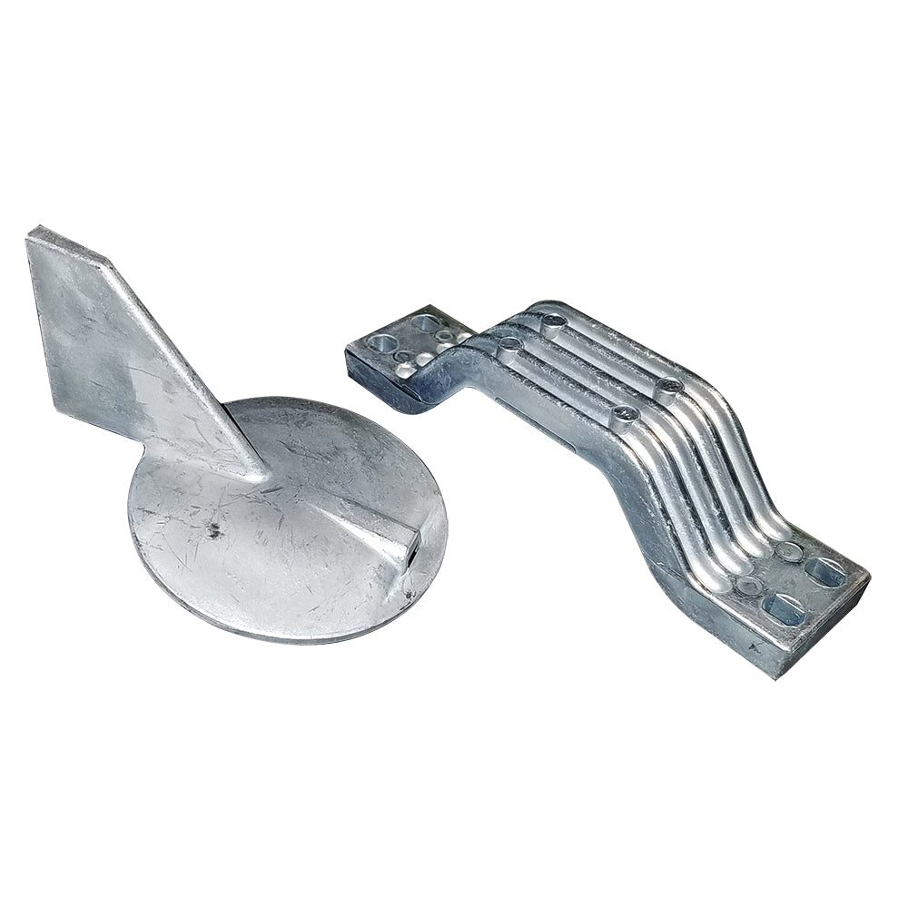 Tecnoseal Anode Kit w3/Hardware - Yamaha 150-200HP Left Hand Rotation - Zinc - Deckhand Marine Supply