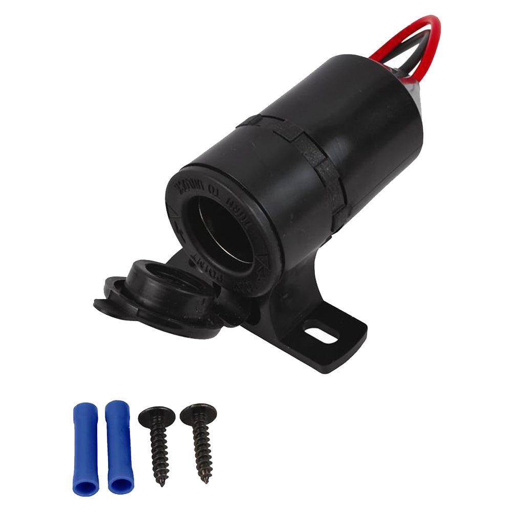 Attwood Outlet Surface Mount - 12V - Deckhand Marine Supply
