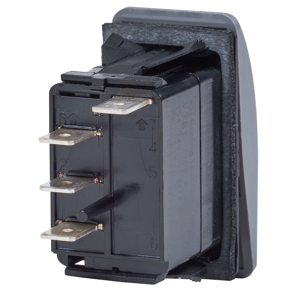 Blue Sea 7945 Contura III Switch SPDT - (ON)-OFF-ON - Black - Deckhand Marine Supply