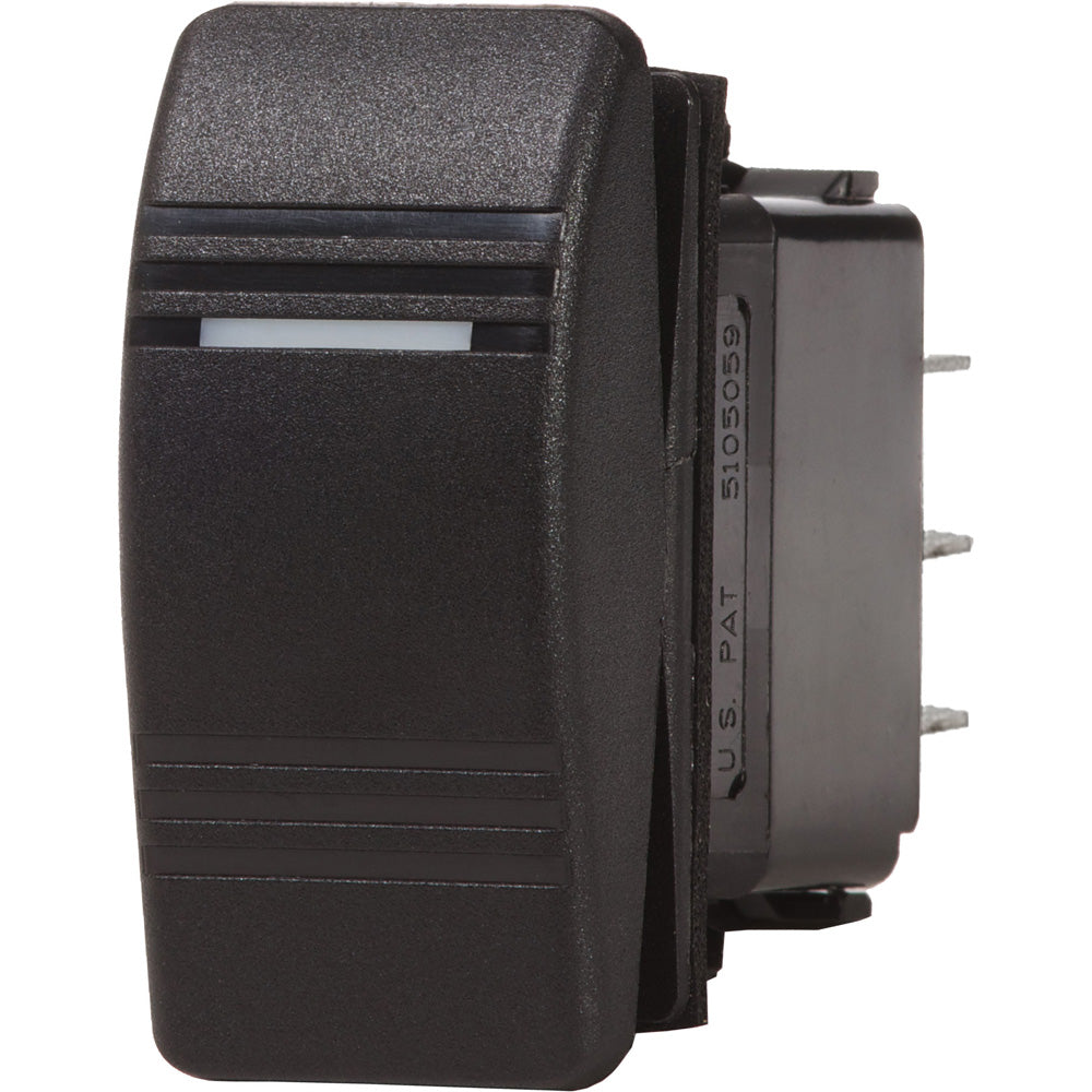 Blue Sea 7945 Contura III Switch SPDT - (ON)-OFF-ON - Black - Deckhand Marine Supply