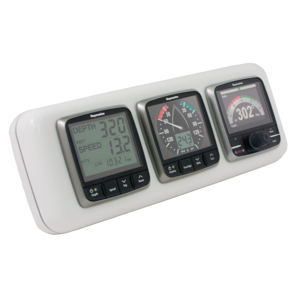 NavPod GP1301 InstrumentPod Precut w/3-3.6" Holes f/9.5" Guard - Deckhand Marine Supply