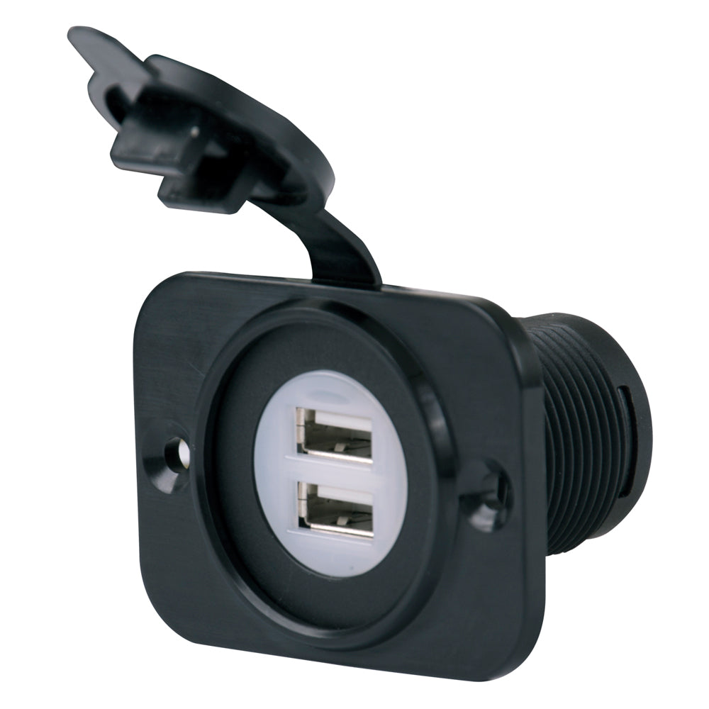 Marinco SeaLink Deluxe Dual USB Charger Receptacle - Deckhand Marine Supply
