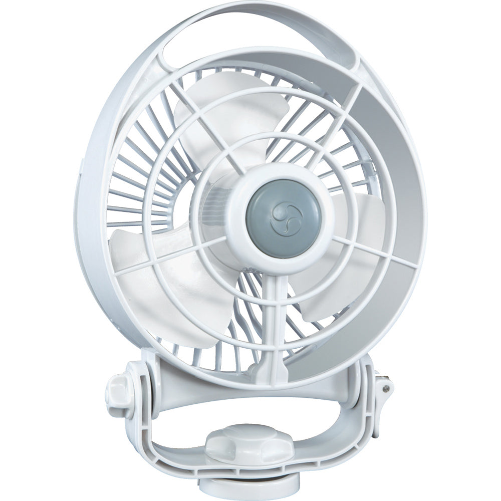 SEEKR by Caframo Bora 748 12V 3-Speed 6" Marine Fan - White - Deckhand Marine Supply