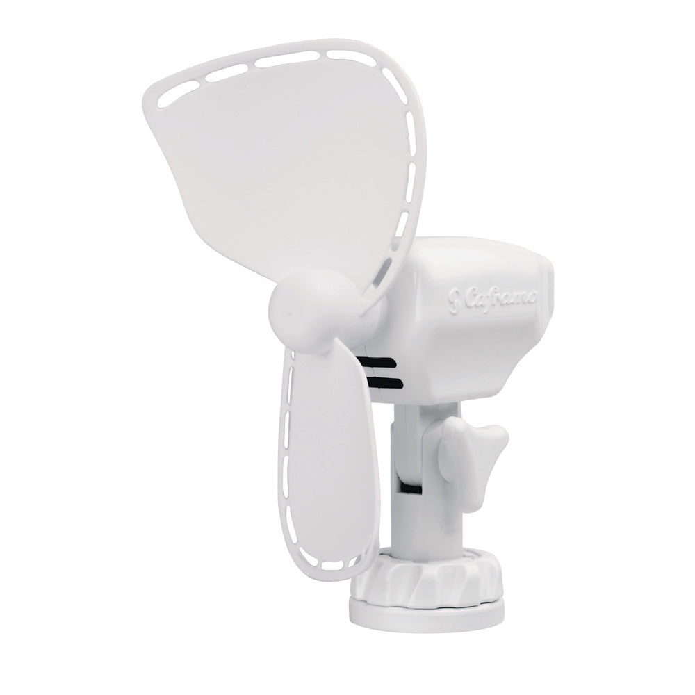 SEEKR by Caframo Ultimate 747 24V 2-Speed 7" Fan w/Lighter Plug - White - Deckhand Marine Supply