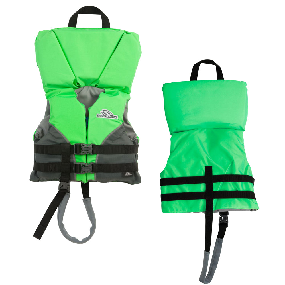 Stearns Infant Heads-Up Nylon Vest Life Jacket - Up to 30lbs - Green - Deckhand Marine Supply