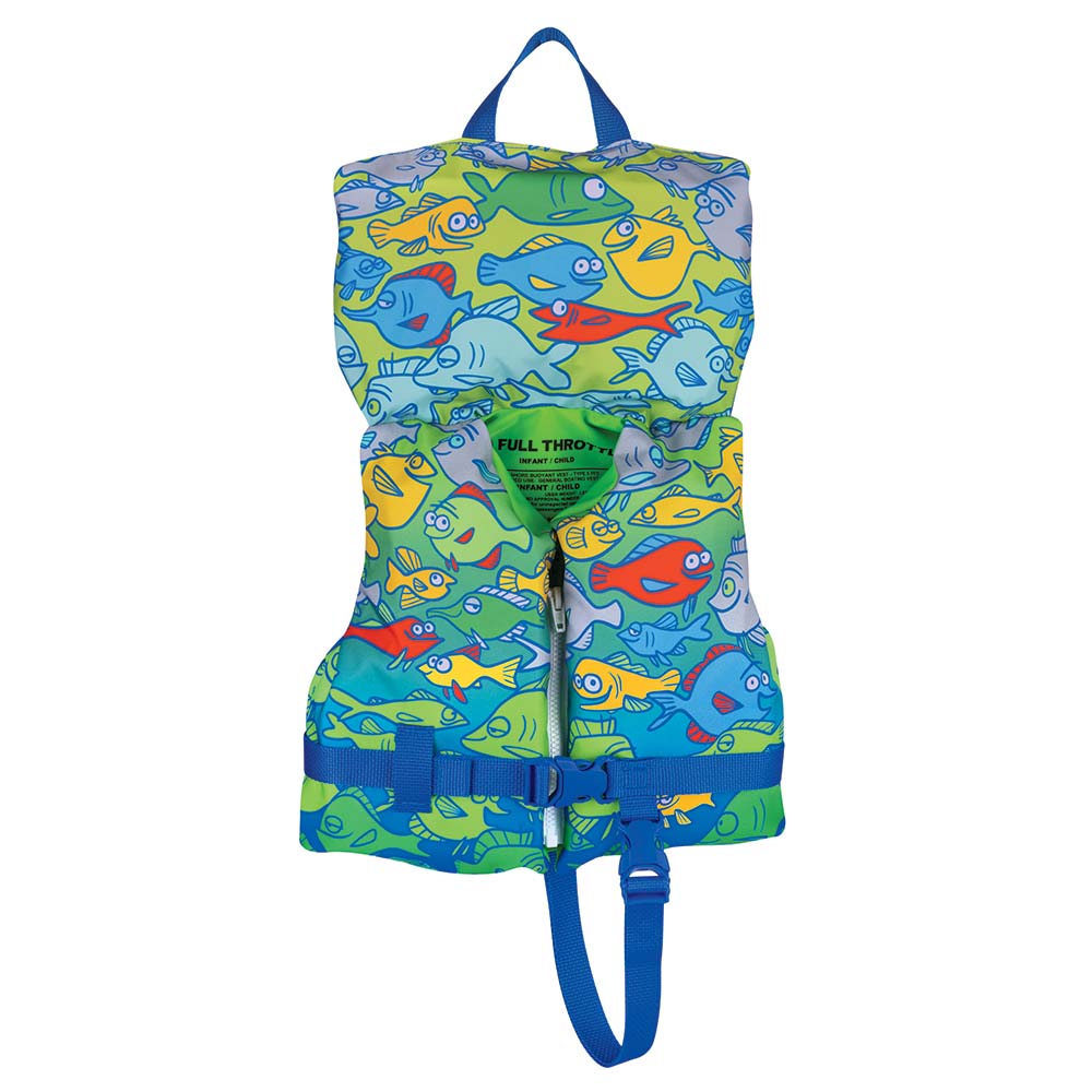 Full Throttle Character Vest - Infant/Child Less Than 50lbs - Fish - Deckhand Marine Supply