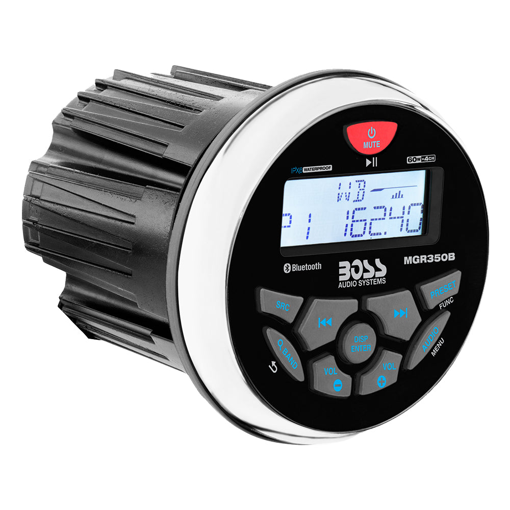 Boss Audio MGR350B Marine Stereo w/AM/FM/BT/USB - Deckhand Marine Supply