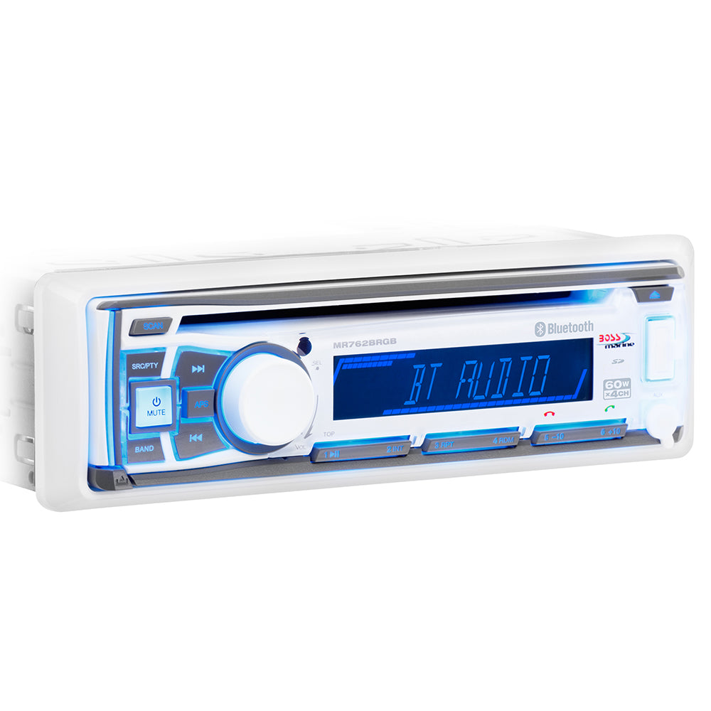Boss Audio MR762BRGB Marine Stereo w/AM/FM/CD/BT/USB - Deckhand Marine Supply
