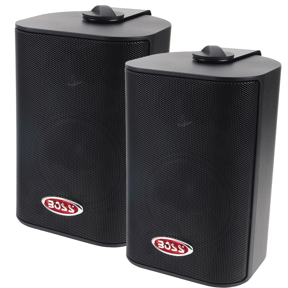 Boss Audio 4" MR4.3B Box Speakers - Black - 200W - Deckhand Marine Supply