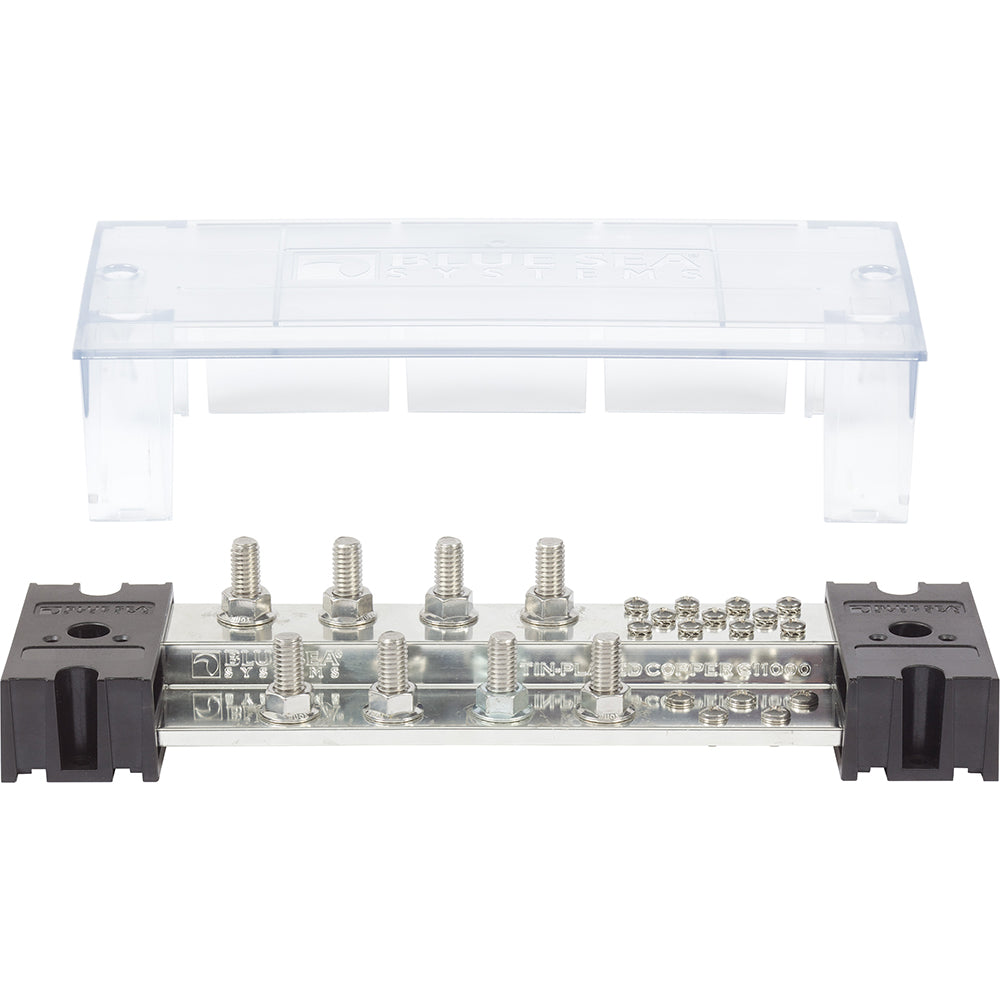 Blue Sea PowerBar 1000 - 8 3/8" Terminal Studs w/Cover - Deckhand Marine Supply