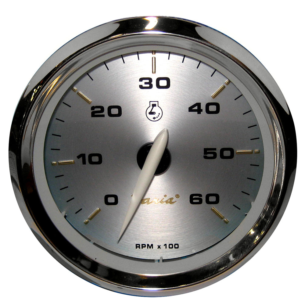 Faria Kronos 4" Tachometer - 6,000 RPM (Gas - Inboard & I/O) - Deckhand Marine Supply