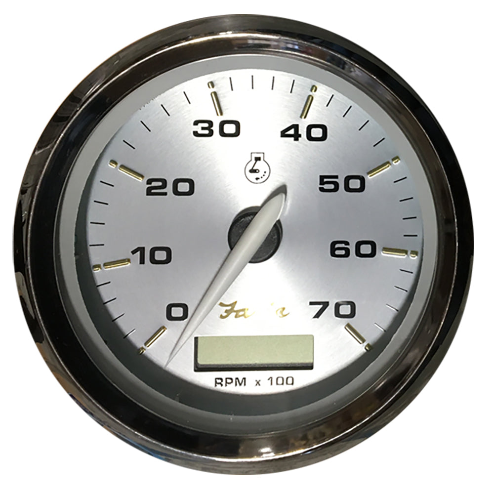 Faria Kronos 4" Tachometer w/Hourmeter - 7,000 RPM (Gas - Outboard) - Deckhand Marine Supply