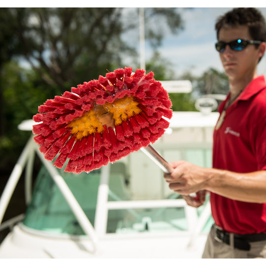 Shurhold 6" Combo Deck Brush - Soft & Medium - Deckhand Marine Supply