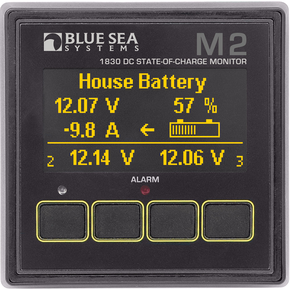 Blue Sea 1830 M2 DC SoC State of Charge Monitor - Deckhand Marine Supply