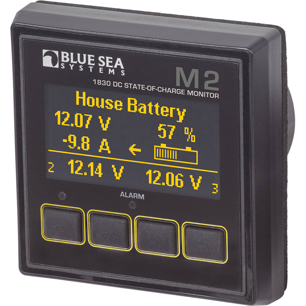 Blue Sea 1830 M2 DC SoC State of Charge Monitor - Deckhand Marine Supply