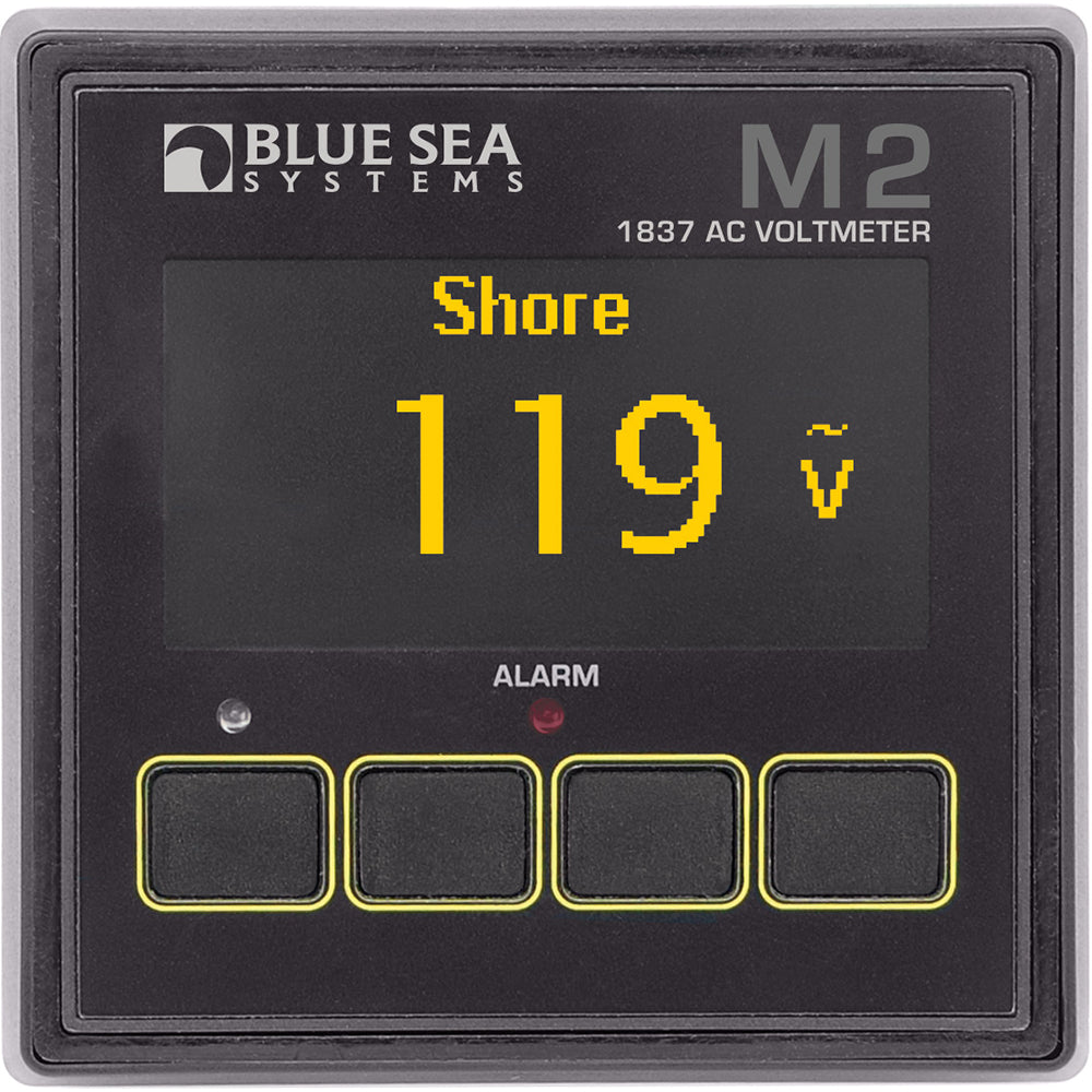 Blue Sea 1837 M2 AC Voltmeter - Deckhand Marine Supply
